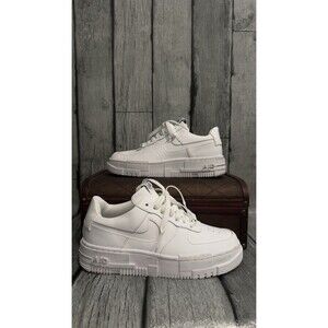 Nike Air Force 1 Pixel White Women’s 6.5 Platform Sneakers CK6649-100